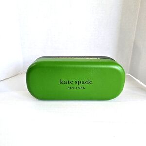 Kate Spade New York sunglass eyeglass hard case green black